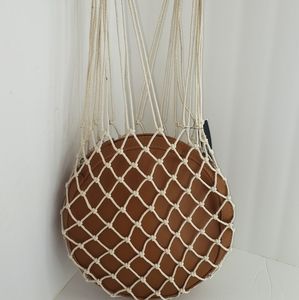 Bloomingdale's Bags - Woven Round Shoulder Bag Bloomingdale's Bags - Woven Round Shoulder Bag